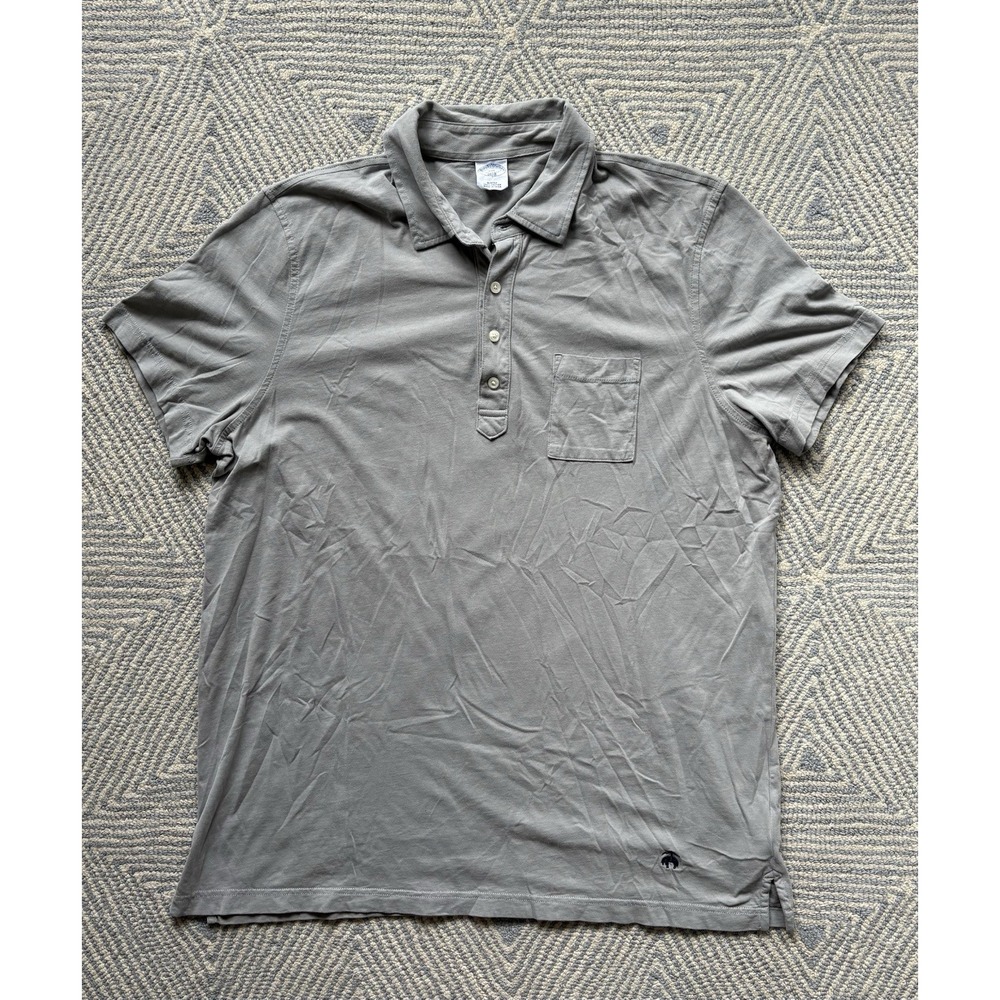 Brooks Brothers Slim Fit Polo Shirt - Gray - XXL